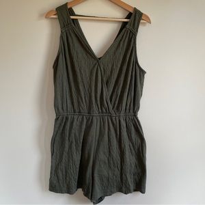 Olive Green Universal Thread Comfy Romper